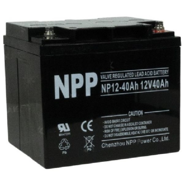 Аккумулятор для ИБП NPP NP12-40Ah 12 В 40 Ач