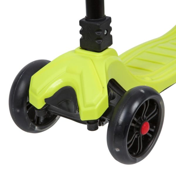Детский самокат NOVATRACK Rainbow 135PRO.RAINBOW.LM20 лимонный
