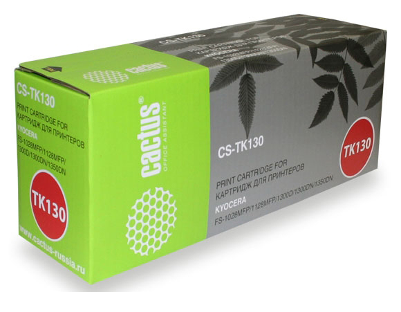 Картридж для принтера и МФУ Cactus CS-TK130 Black