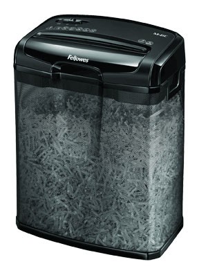 Шредер Fellowes PowerShred M-6C (секр.P-3)/фрагменты/6лист./13лтр./Уничт:скрепки, скобы, пл.карты