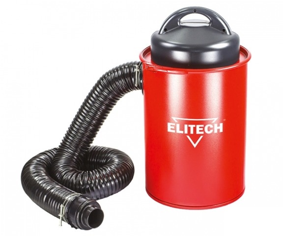 Строительный пылесос Elitech для стружки ПДС 1100К (1100Вт,3600л\м,250мбар,50л,шланг,100ммх2м,10кг,кор,4насадки)